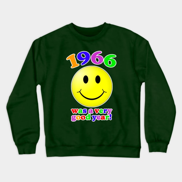 1966 Birth Year Crewneck Sweatshirt by Vandalay Industries